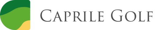 Logo de Caprile Golf, cliente de Alba Estudios especializado en diseño y construcción de campos de golf.